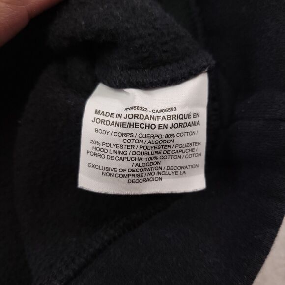 Timber Trail Casual Long Sleeve Button Up Hoodie Mens Size Medium M Gray Black - Picture 6 of 10